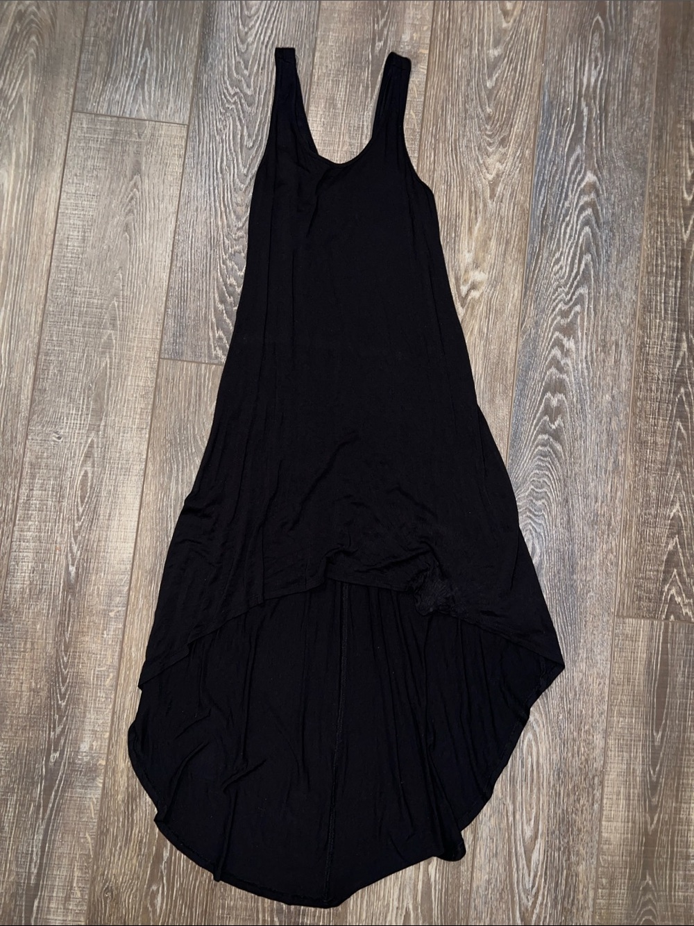 Forever 21 Black High-Low Tank Maxi Dress